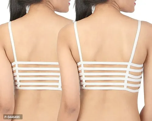 Six Strap Removal Padded Cotton Bra