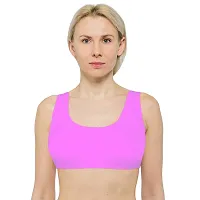 INDIROCKS Women Yoga Bra Running Bra Sports Bra Stretchable Non-Padded and Non-Wired Bra for Women/Girls, Freesize-thumb4