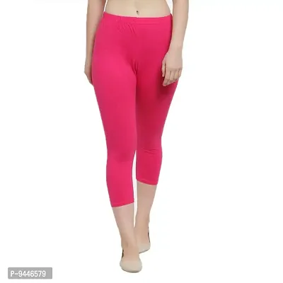 Stretch Cotton Capri Legging | Woman Within