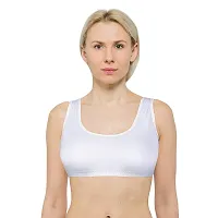 INDIROCKS Women Yoga Bra Running Bra Sports Bra Stretchable Non-Padded and Non-Wired Bra for Women/Girls, Freesize-thumb2