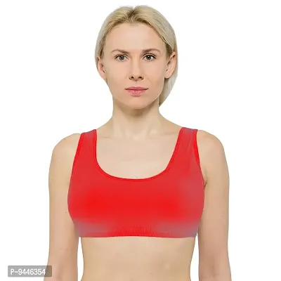 INDIROCKS Women Yoga Bra Running Bra Sports Bra Stretchable Non-Padded and Non-Wired Bra for Women/Girls, Freesize-thumb5