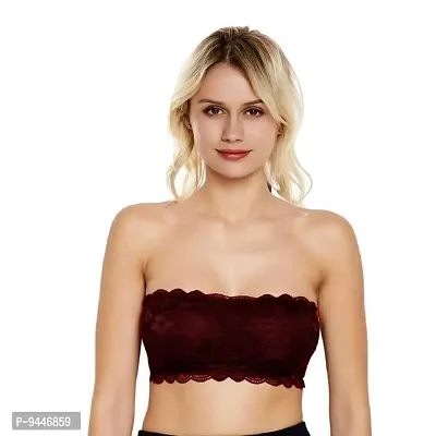 Buy INDIROCKS Lace Lightly Padded Wire Free Strapless Padded Tube Bra Online  In India At Discounted Prices