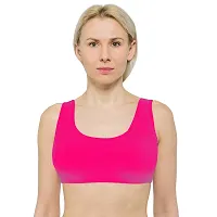 INDIROCKS Women Yoga Bra Running Bra Sports Bra Stretchable Non-Padded and Non-Wired Bra for Women/Girls, Freesize-thumb4