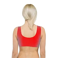 INDIROCKS Women Yoga Bra Running Bra Sports Bra Stretchable Non-Padded and Non-Wired Bra for Women/Girls, Freesize-thumb2