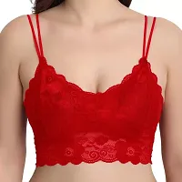 INDIROCKS Women Padded Lace Bra Sport Bra Running Bra Yoga Bra-thumb2