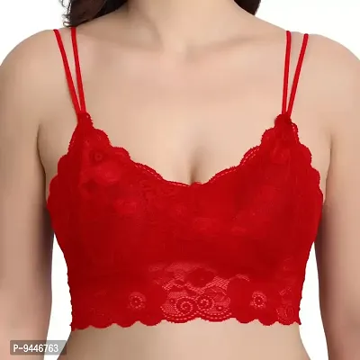 INDIROCKS Women Padded Lace Bra Sport Bra Running Bra Yoga Bra-thumb3