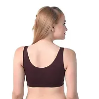 INDIROCKS Women Yoga Bra Running Bra Sports Bra Stretchable Non-Padded and Non-Wired Bra for Women/Girls, Freesize-thumb1