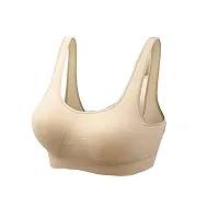 INDIROCKS Women Yoga Bra Running Bra Sports Bra Stretchable Non-Padded and Non-Wired Bra for Women/Girls, Freesize-thumb3