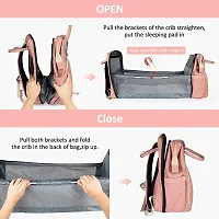 Diaper Bag Backpack Foldable Mummy Bag bagpack Waterproof, Washable for Girls and Boys-thumb2