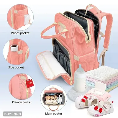 Diaper Bag Backpack Foldable Mummy Bag bagpack Waterproof, Washable for Girls and Boys-thumb4