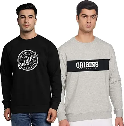 Fancy Sweatshirts for Men Pack Of 2