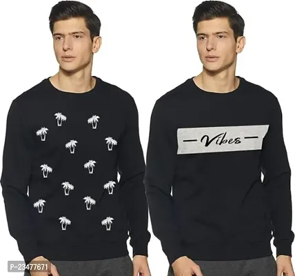 Fancy Cotton Sweatshirts for Men Pack Of 2