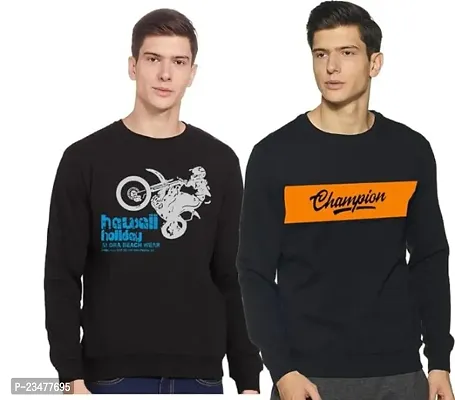 Fancy Cotton Sweatshirts for Men Pack Of 2