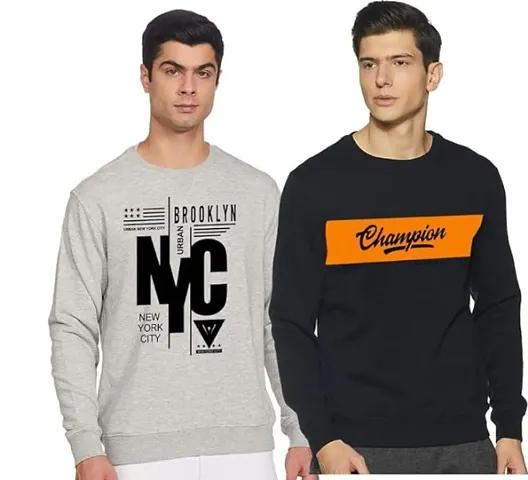 Fancy Sweatshirts for Men Pack Of 2