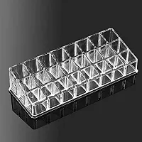 RAJA DHIRAJ Cosmetic Makeup Case Clear Acrylic Lipstick Holder Display Stand Organiser with - 24 Section-thumb2