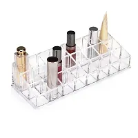 RD Watercraft RAJA HIRAJ 24 Compartment Luxurious Acrylic Makeup Organiser // Lipstick Holder Case//Nail Paint, Brush TrDay // ing Table Organizer-thumb4