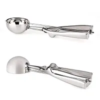 RAJA DHIRAJ Easy Handheld Multi Use Stainless Steel Ice Cream Scooper Melon Scoop-1 pc Medium Size-thumb4