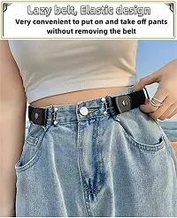 RAJA DHIRAJ Buckle Free Elastic Belt for Women Jeans/Dresses,Sichumaria Ladies Belt for Jeans-thumb4