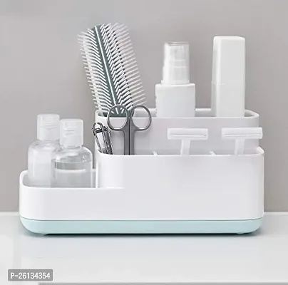 RAJA DHIRAJ 5 Compartment Kitchen and Bathroom Organizer Storage Shelf Soap, Cosmetics, Toiletry, and Toothbrush Holder Stand for Wash Basin-thumb3