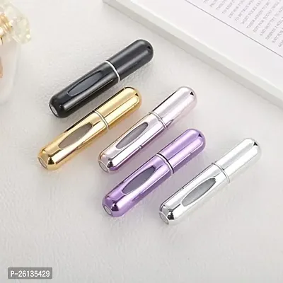 RAJA DHIRAJ 2PC Portable Perfume Spray Bottle, Travel Perfume Scent Pump Case, and Mini Perfume Refillable Atomizer Container for Traveling and Going Out