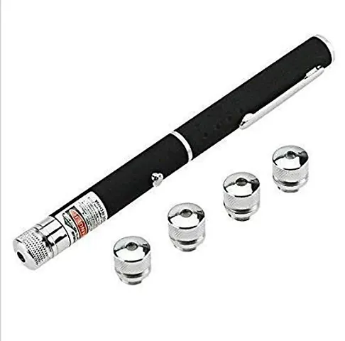 RAJA DHIRAJ Multifunction 5 in 1 LED Flashlight Torch Green Laser Pointer Ballpoint Pen Telescopic Magnetic Extender