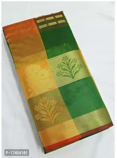 Stylish Art Silk Multicoloured Saree without Blouse piece For Women-thumb0