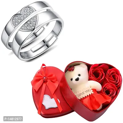 1set Couple Rings, Men Women Ring Set Exquisite Luxury Gift For Boyfriend  Girlfriend | SHEIN USA