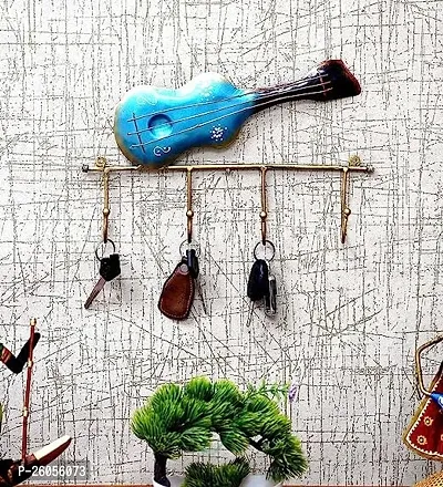 Desert Art Iron Hand Painted Guitar Key Holder