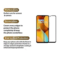 Pikka Tempered Glass For Tecno Spark 10 Screen Protector Edge to Edge Coverage with 11D HD Clearances Tempered Glass TECNO SPARK 10 (Pack of 2)-thumb4