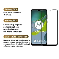 Pikka Tempered Glass For Motorola Moto E13 Screen Protector Edge to Edge Coverage with 11D HD Clearance Tempered Glas MOTOROLA MOTO E13 (Pack of 1)-thumb3