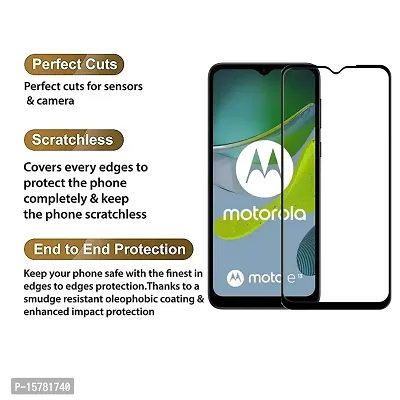 Pikka Tempered Glass For Motorola Moto E13 Screen Protector Edge to Edge Coverage with 11D HD Clearance Tempered Glas MOTOROLA MOTO E13 (Pack of 1)-thumb4