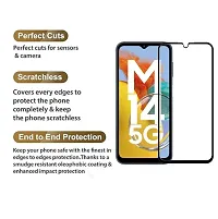 Pikka Premium Designed For Samsung Galaxy M14 5G Tempered Glass With Camera Protection with 11D HD Clearance Tempered Glass (Pack 1)-thumb3