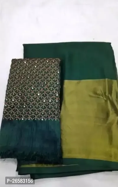 Fancy Chiffon Saree With Blouse Piece For Women