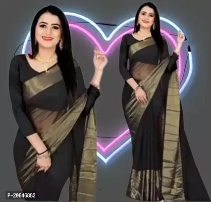 AKHILAM Women's Embellished Lace work Chiffon Bandhani Saree With  Unstitched Blouse Piece (Black_SIMYA25802C_TFH) : Amazon.in: Fashion