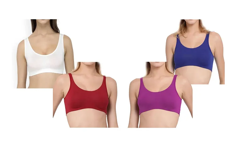 Buy ComfyStyle Air Bra, Sports Bra, Stretchable Thin Lace Non