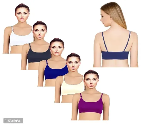 Buy Women Multicoloured Cotton Sports Bras (pack of 3) Online In India At Discounted  Prices