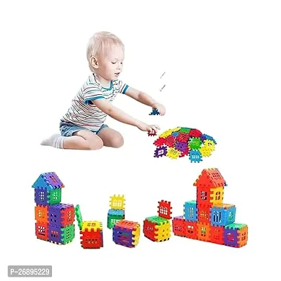 House Home Building Blocks, Learning Toy, 72 Pcs Blocks Set Educational Toy for Kids  (72 Pieces)-thumb0