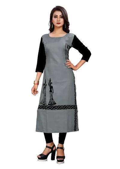 Fancy Crepe Kurti for Women