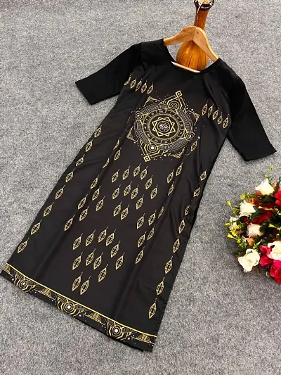 Stylish Fancy Designer Crepe Kurta for Womens