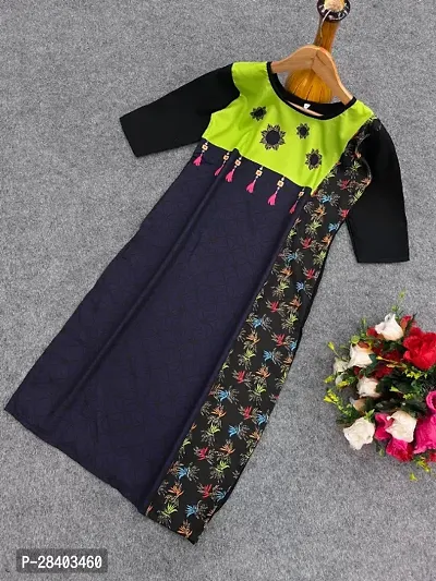 Stylish Fancy Designer Crepe Kurta for Womens