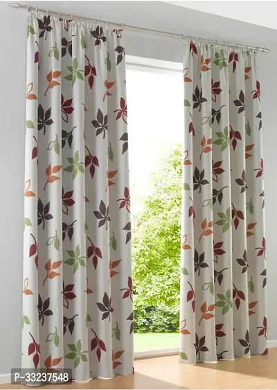 3D Digital Printed Polyester Fabric Curtain Pack of 1-thumb0