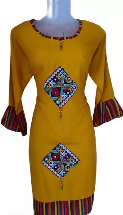 Trendy A-Line Rayon Kurta