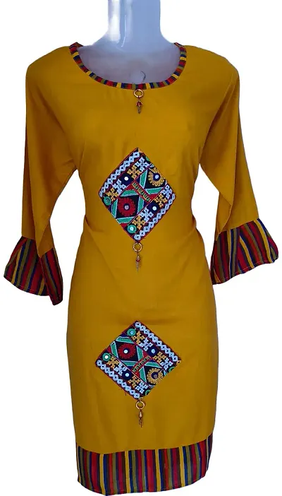 Trendy A-Line Rayon Kurta