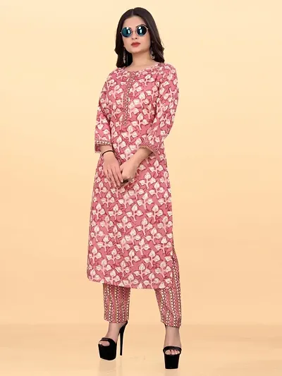 Trendy Blend Kurta Bottom Set For Women