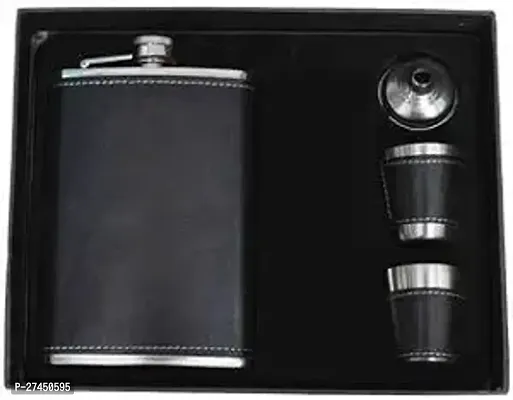 Modern Stainless Steel Alcoholic Hip Flask For Mail and Women-thumb0