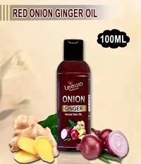Leewa Professional Red Onion Ginger Oil And Shampoo Combo-thumb1