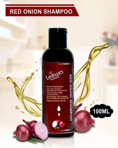 Leewa Professional Red Onion Ginger Oil And Shampoo Combo-thumb3