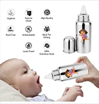 HAUSA07 BPA-free steel baby bottle With Colour Cartoon Characters-thumb1