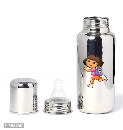 HAUSA07 BPA-free steel baby bottle With Colour Cartoon Characters-thumb4