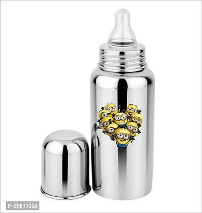 HAUSA07 Steel Bottle With Colour Cartoon Characters- 255ML
